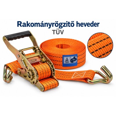 Rakományrögzítő heveder – TÜV