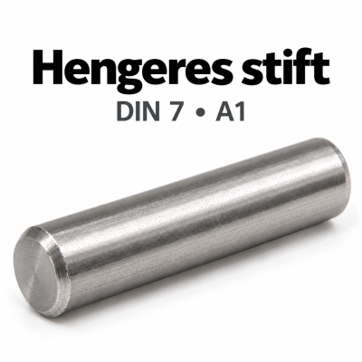 Hengeres stift – DIN 7, A1