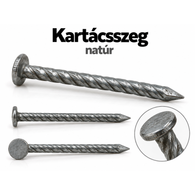 Kartácsszeg – natúr
