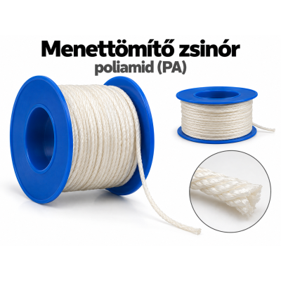 Menettömítő zsinór – poliamid (PA)