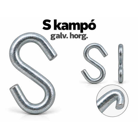 S kampó – galv. horg.