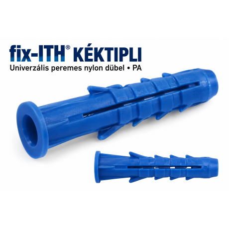 fix-ITH „kéktipli” – univerzális peremes nylon dübel, PA