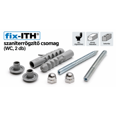 fix-ITH szaniterrögzítő csomag (WC, 2 db)