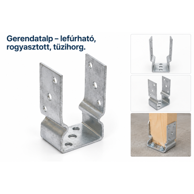 Gerendatalp – lefúrható, rogyasztott, tüzihorg.