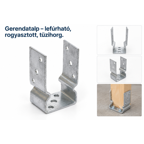 Gerendatalp – lefúrható, rogyasztott, tüzihorg.