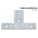 T alakú összekötő elem – tüzihorg.