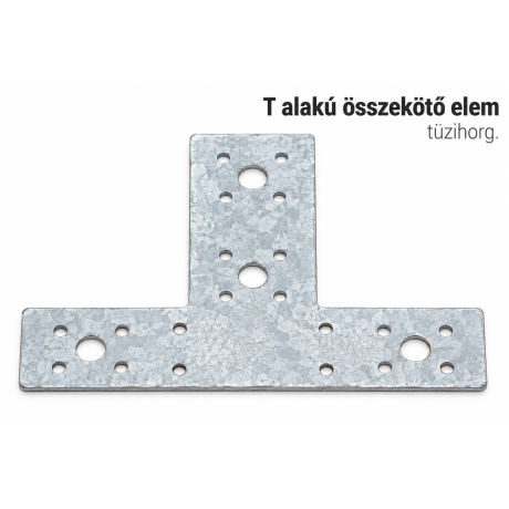 T alakú összekötő elem – tüzihorg.