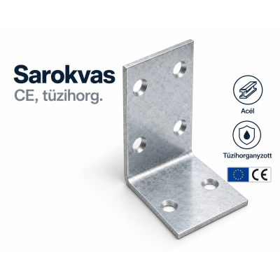 Sarokvas, CE, tüzihorg.