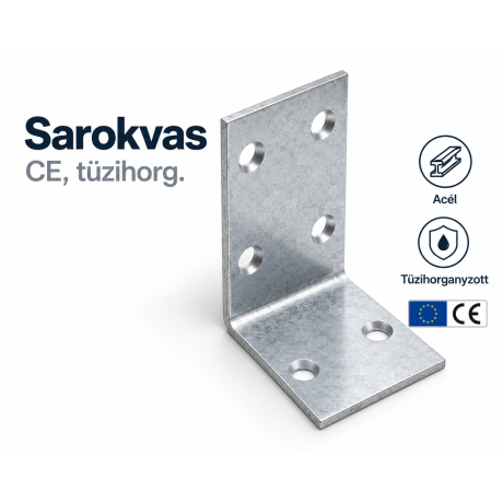 Sarokvas, CE, tüzihorg.
