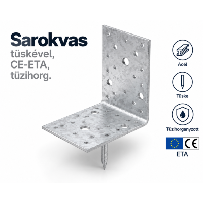Sarokvas tüskével, CE-ETA, tüzihorg.