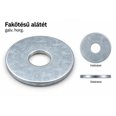 Fakötésű alátét – galv. horg.