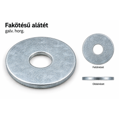 Fakötésű alátét – galv. horg.