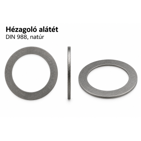 Hézagoló alátét DIN 988, natúr
