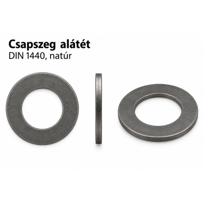 Csapszeg alátét – DIN 1440, natúr