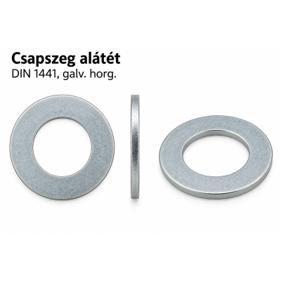 Csapszeg alátét – DIN 1441, galv. horg.