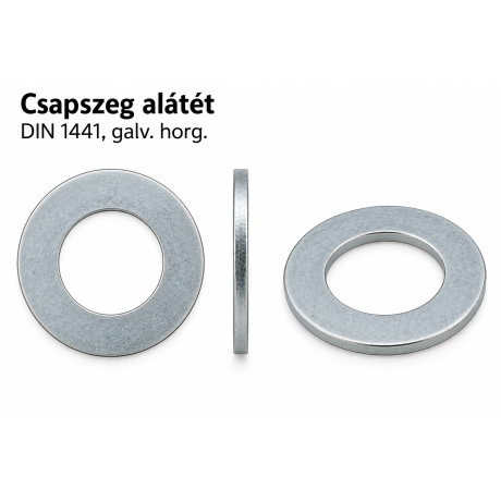 Csapszeg alátét – DIN 1441, galv. horg.