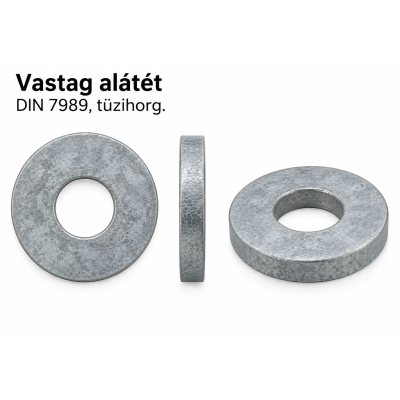 Vastag alátét – DIN 7989, tüzihorg.