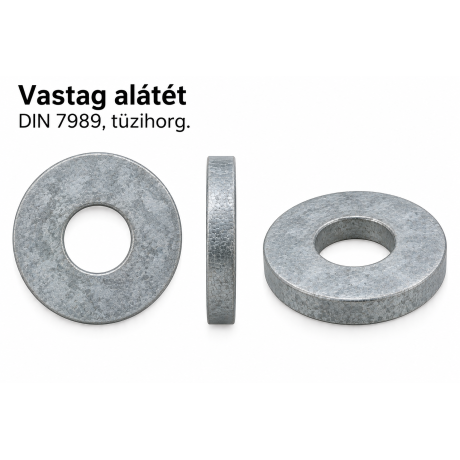 Vastag alátét – DIN 7989, tüzihorg.