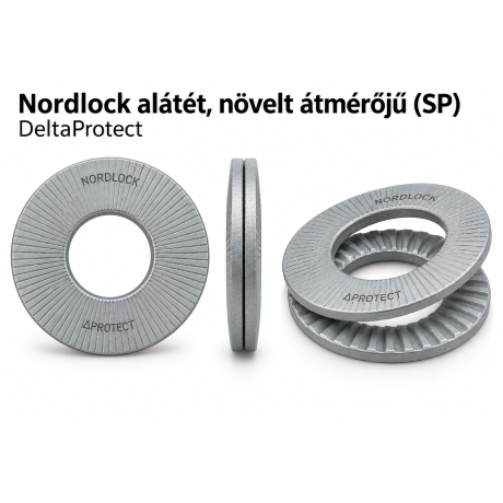 Nordlock alátét, növelt átmérőjű (SP) – DeltaProtect