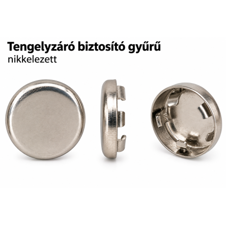 Tengelyzáró biztosító gyűrű – nikkelezett