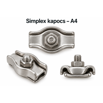 Simplex kapocs – A4