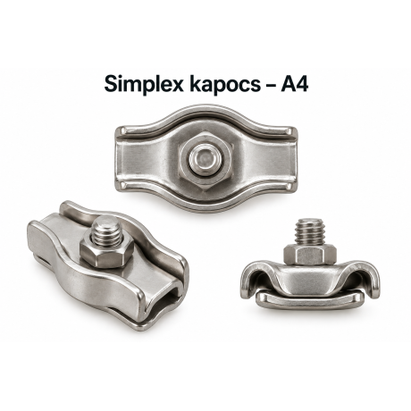Simplex kapocs – A4