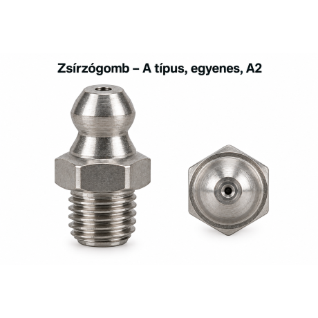 Zsírzógomb – A típus, egyenes, A2
