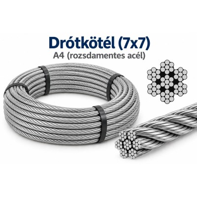 Drótkötél (7x7) – A4