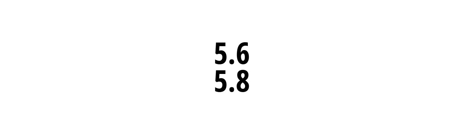5.6 és 5.8 osztály